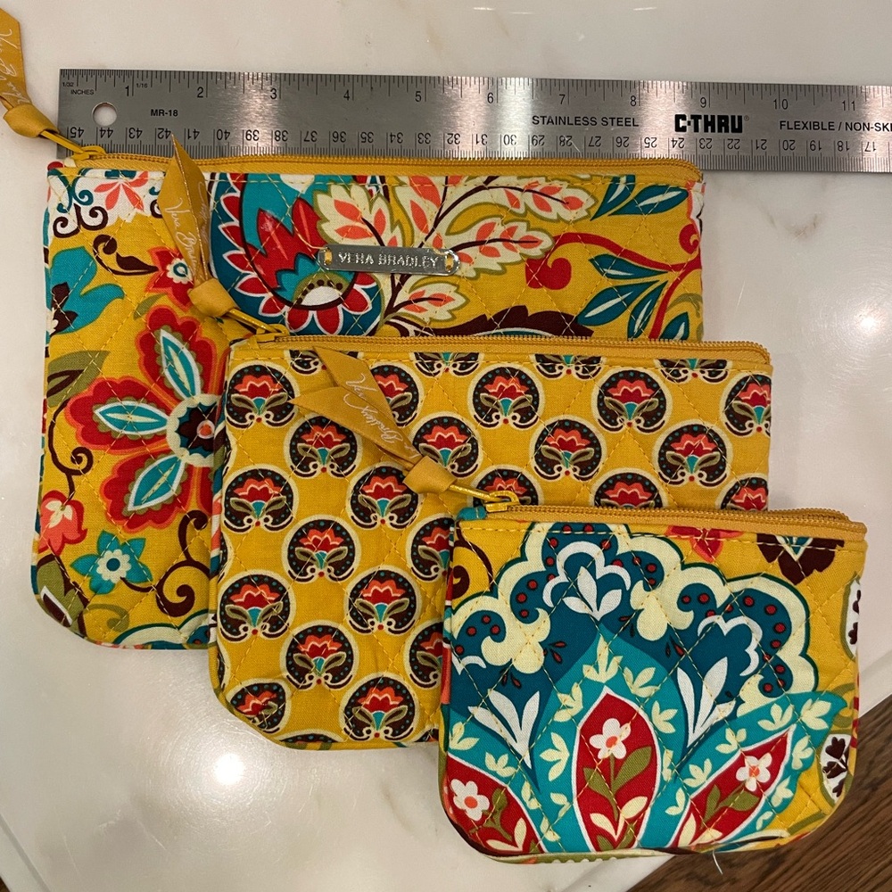 Vera Bradley 3-pouch set